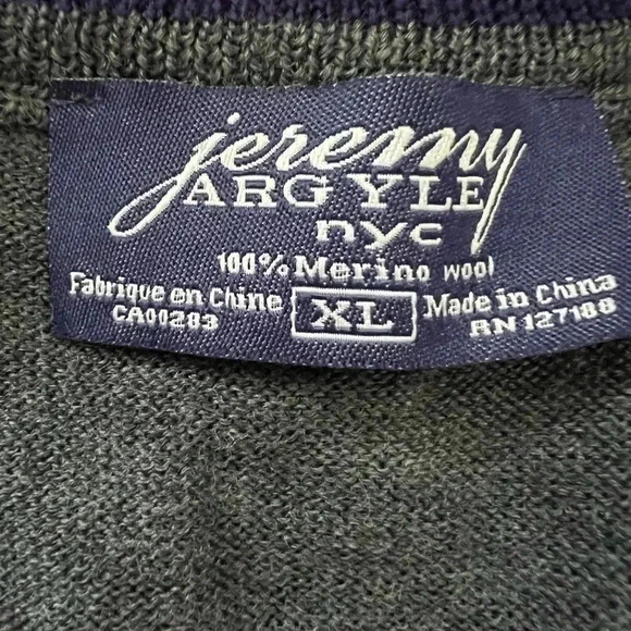 Jeremy Argyle NYC men’s sweater. Size: XL - Picture 5 of 10